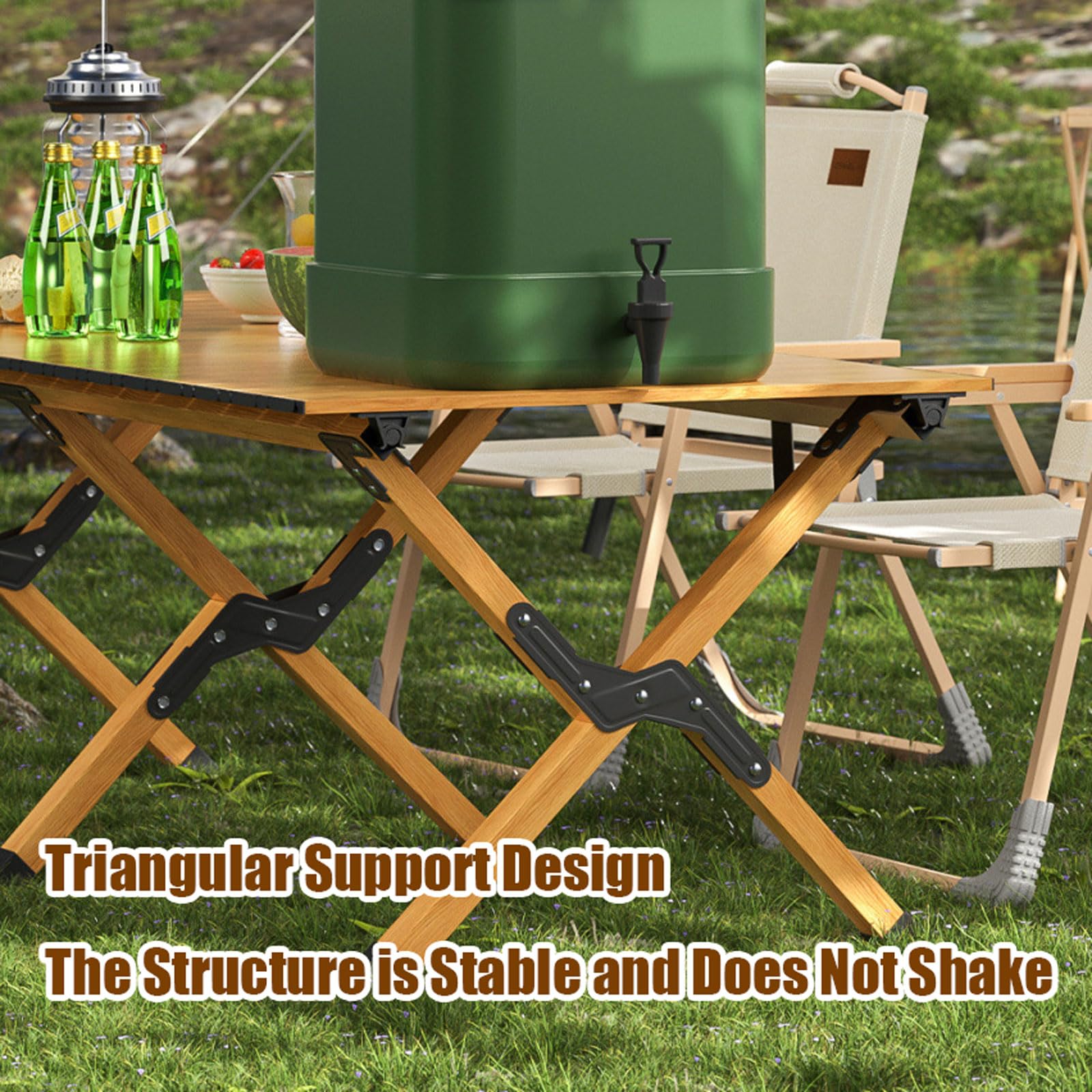 折りテーブル×1 キャンプ椅子 ×4 軽量コンパクト ハイキング