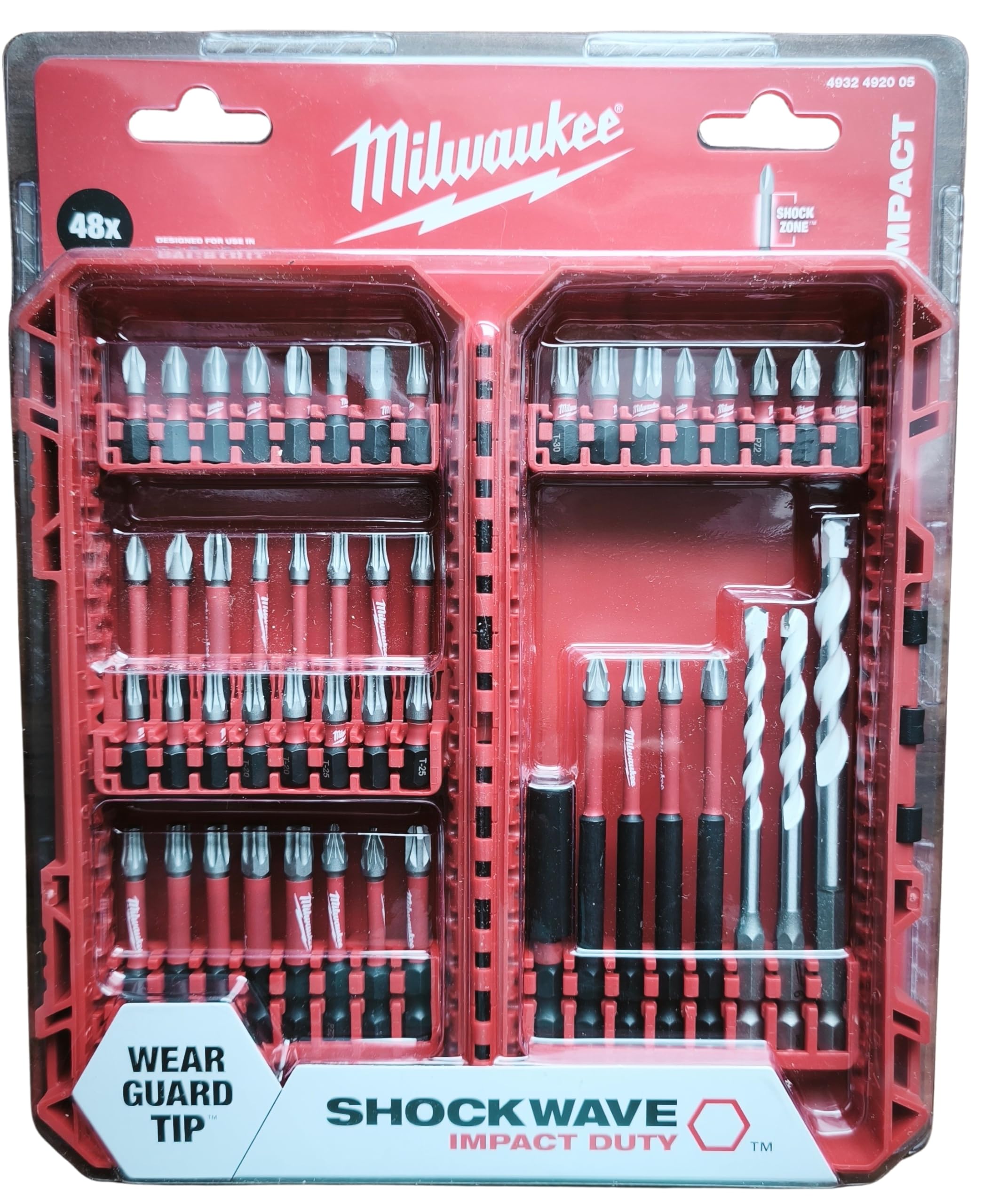 Set Di Punte Per Giraviti MILWAUKEE 4932492005 – Lunghezze 25, 50 E 90 Mm – Qualità Originale Per Avvitatore