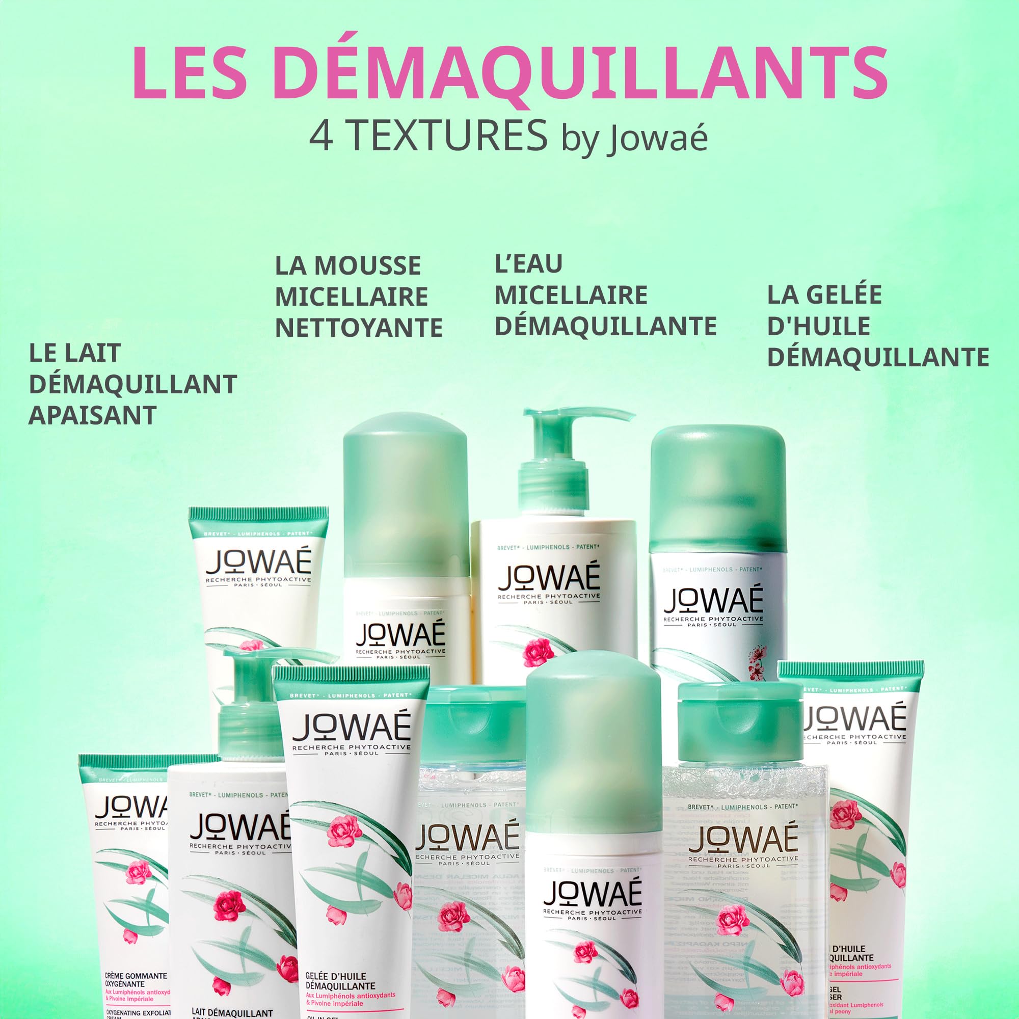 Jowae Lait Demaquillant Apaisant, 400 ml, 1 Unité, 1 Unité