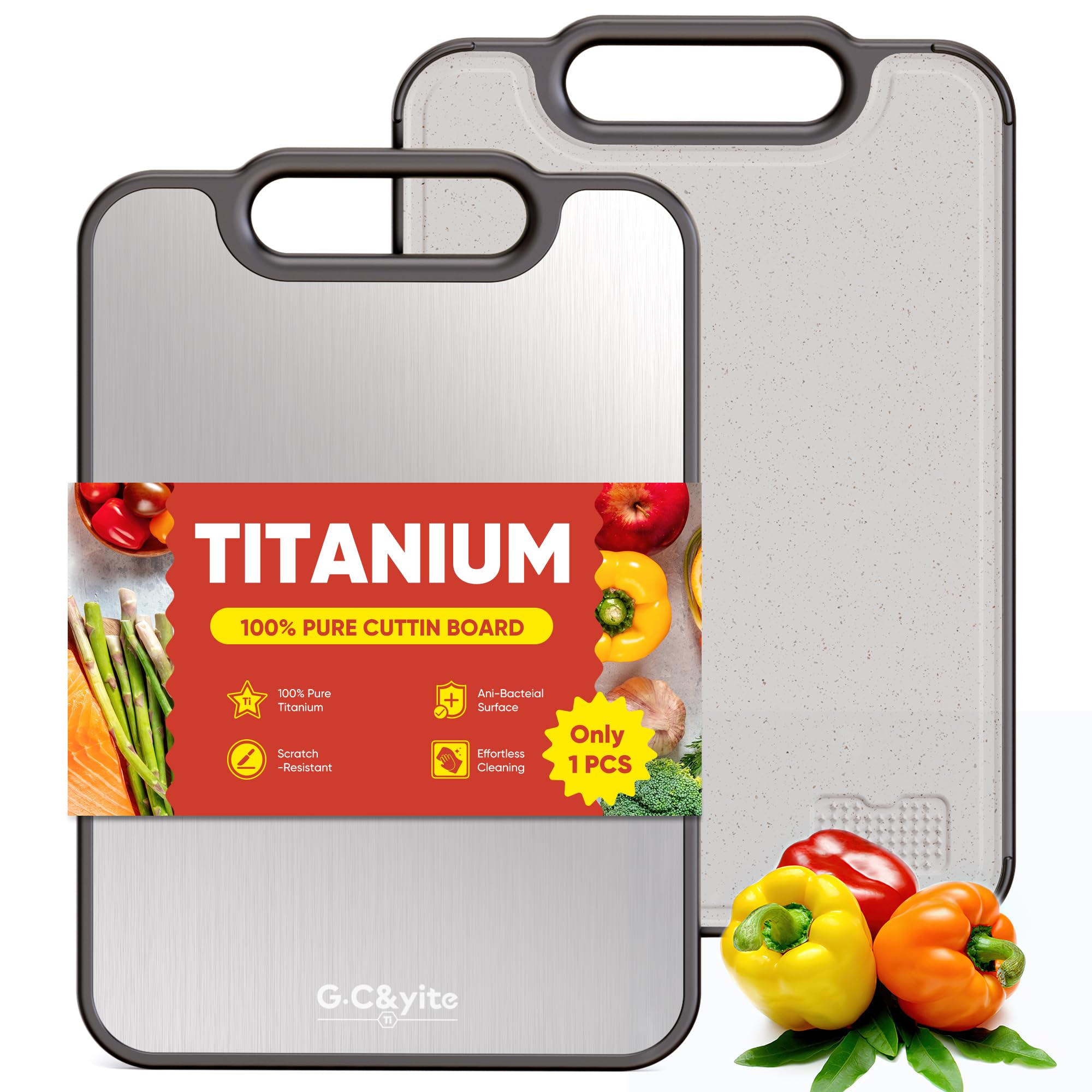 50% Off G.C&yite Titanium Cutting Board with Code SFL8G65B
