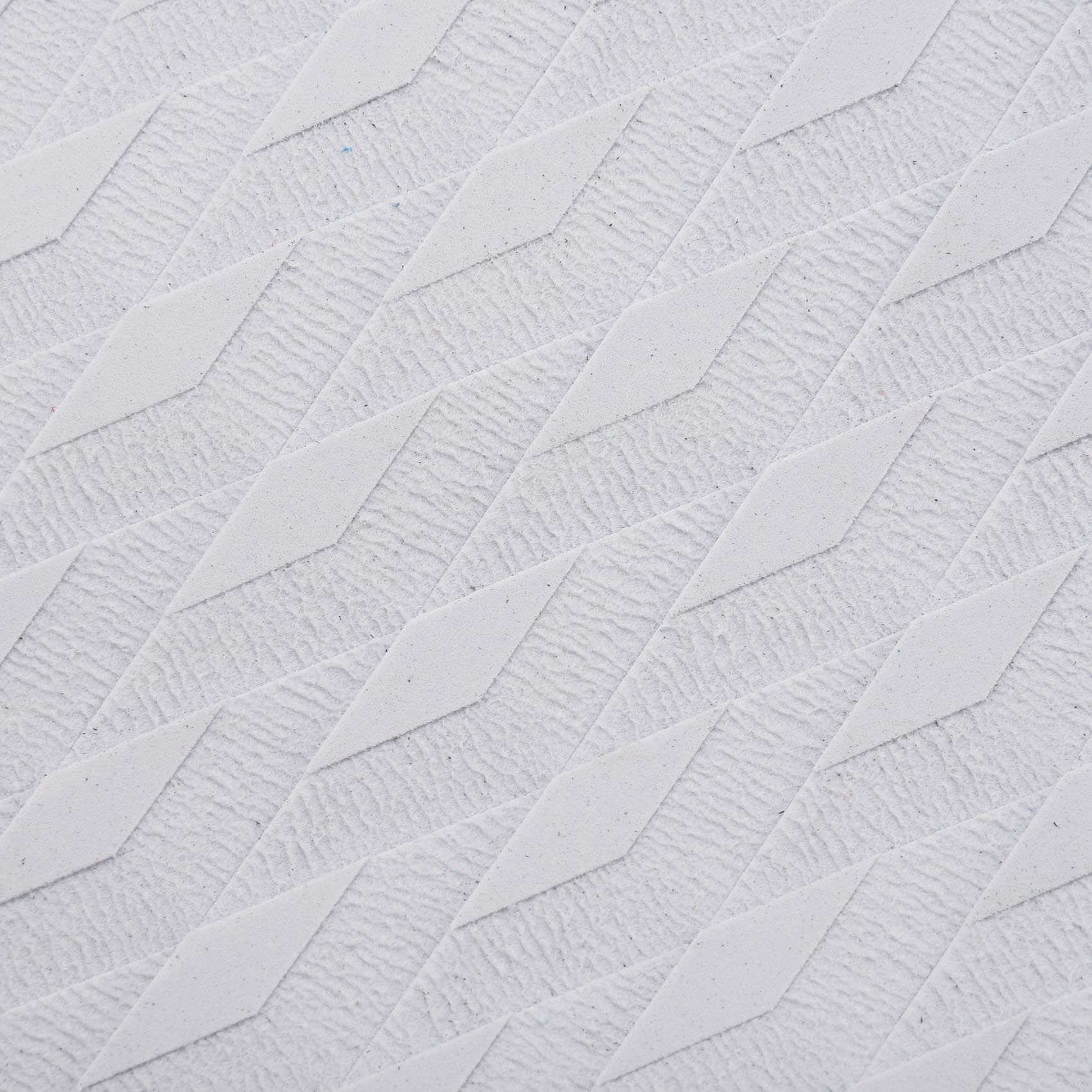 Bloepum Surfboard Deck Traction Board Eva Anti-Skid Pad Adhesive Anti-Skid Deck Pad for Boat Deck,Kayaking,Surfboard,Vertical Paddle Board,Skimboards - White