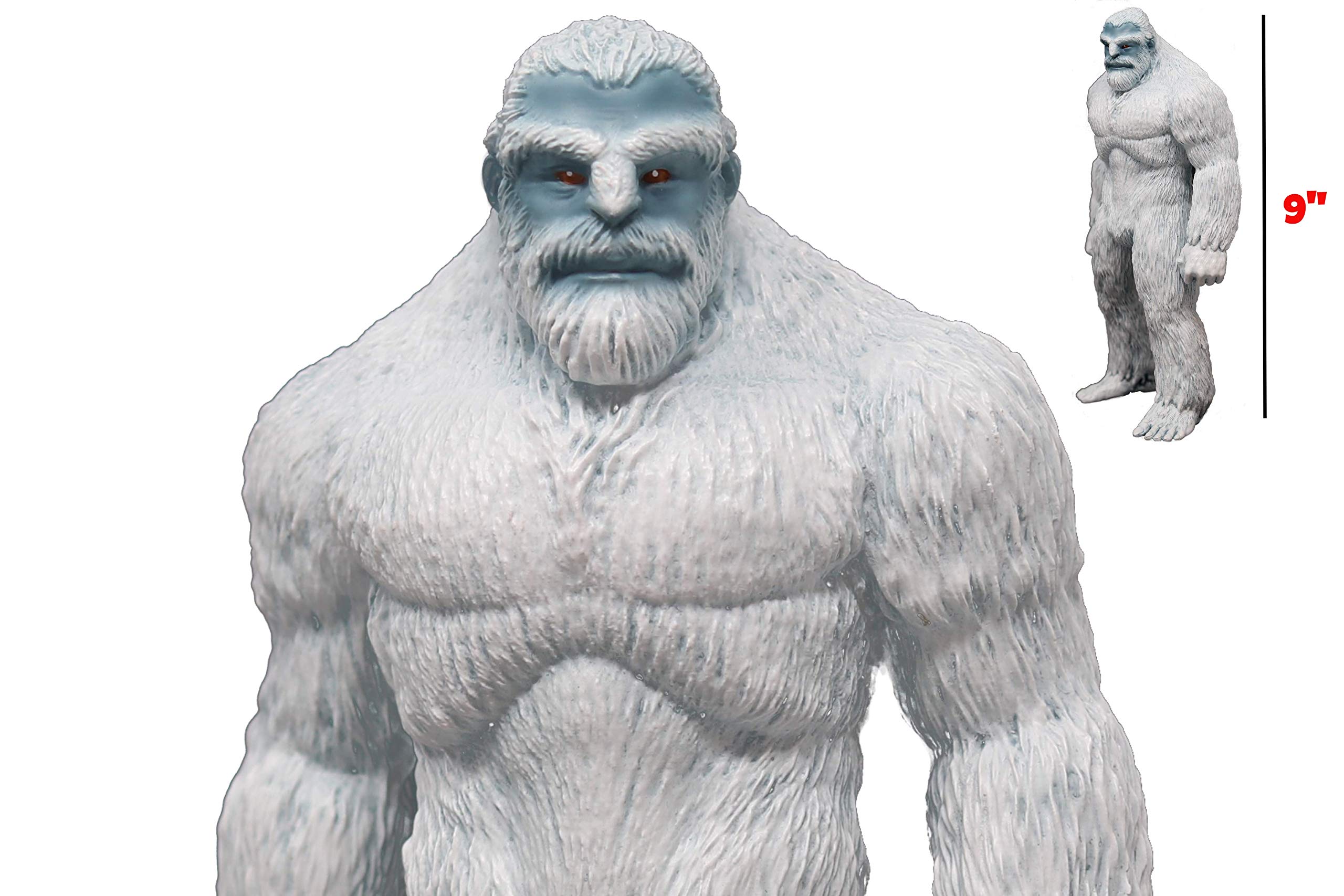 EPIC YETI Statue Bigfoot Sasquatch Cryptid Figure - Polyresin Sculpture - Great Gardening Gnome Figurine Decoration - Abominable Snowman Unique Gnomes Figurine for Indoor Outdoor Home Yard or Office