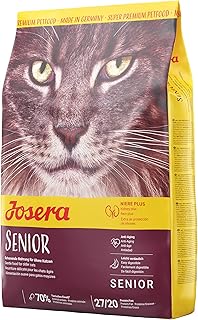 JOSERA Senior (3 x 400 g) | Cat Food for Older Cats or Cats with Chronic Kidney Insufficiency | Super Premium Dry Food | Pack of 3 product image