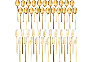 Premium 48-Piece Gold Flatware Set: Elevate Your Dining Experience