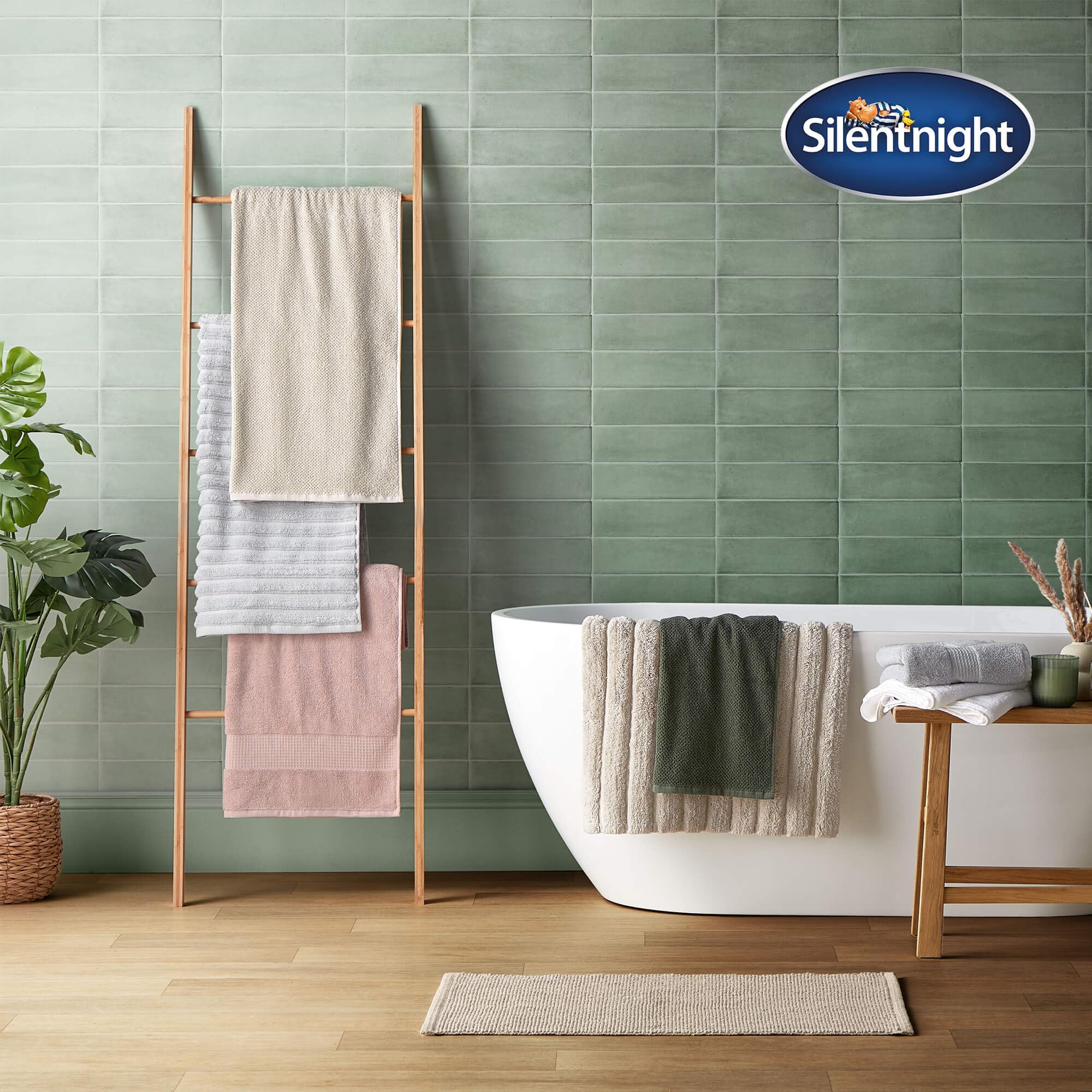 Silentnight Ribbed Cotton Hand Towel, Luxuriously Soft & Super Absorbent Deep Thick Pile Towel, 100% Cotton BCI - Image 4