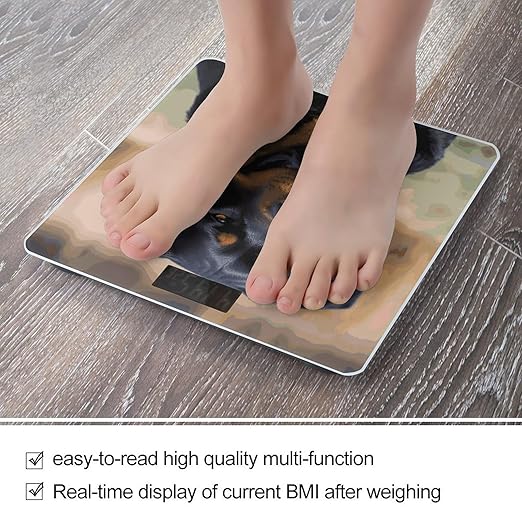 Báscula de Baño Digital VstaDank Vidrio Templado 400lb miniatura 5