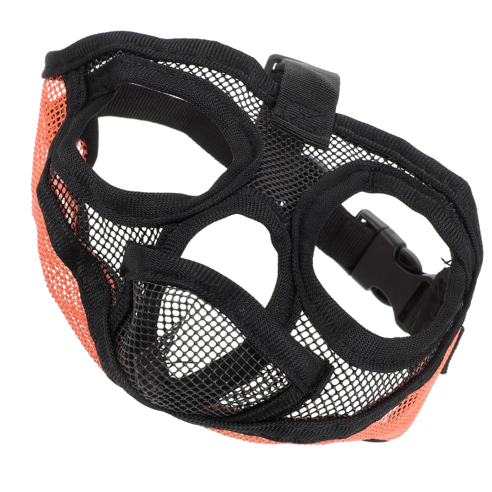 Kisangel 4pièces Muselière Respirante pour Chien à Museau Court Les Aboiements Morsures Conception Légère Et Aérée pour Confort Optimal