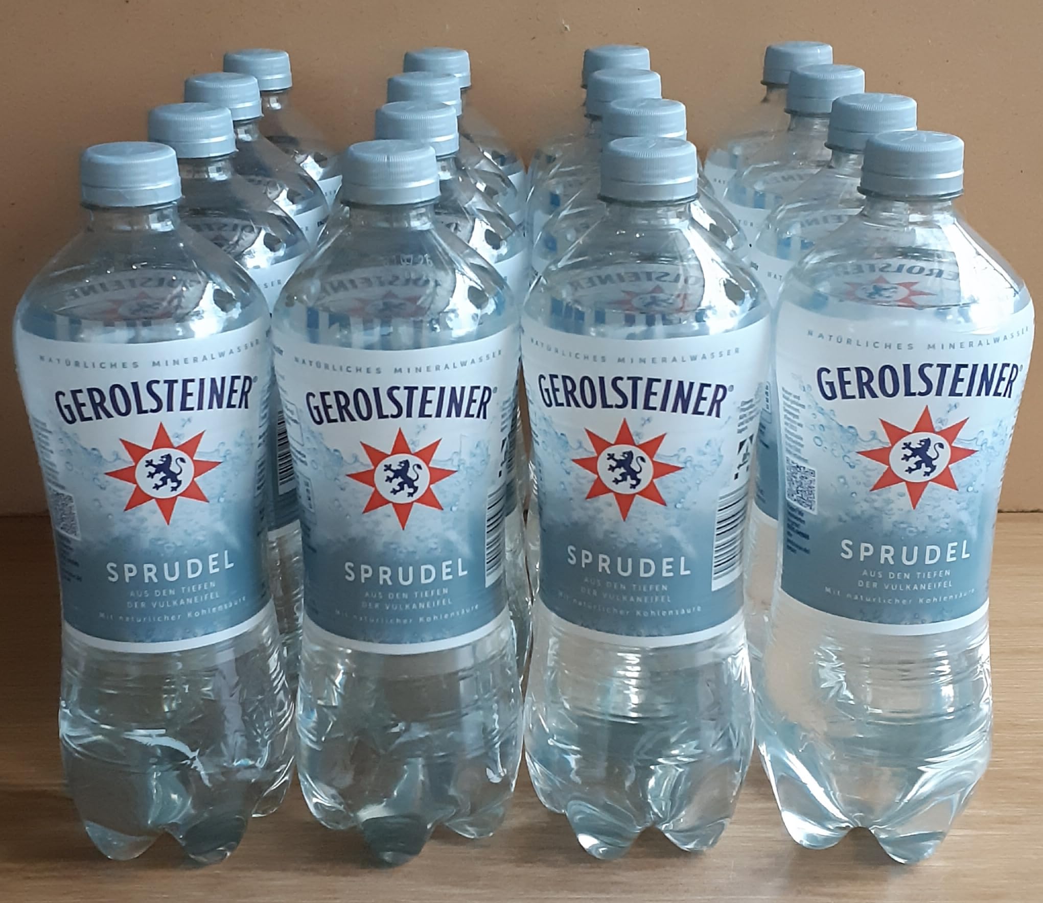 Sprudel Mineralwasser von Gerolstein 16 Flaschen a 0.75l inkl Einwegpfand