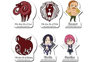 The Seven Deadly Sins S3: SD Character with Tattoo #1 Die-Cut Sticker