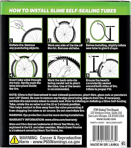 Miniatura 11 de Slime Tubo interior de bicicleta con sellador de pinchazos Slime
