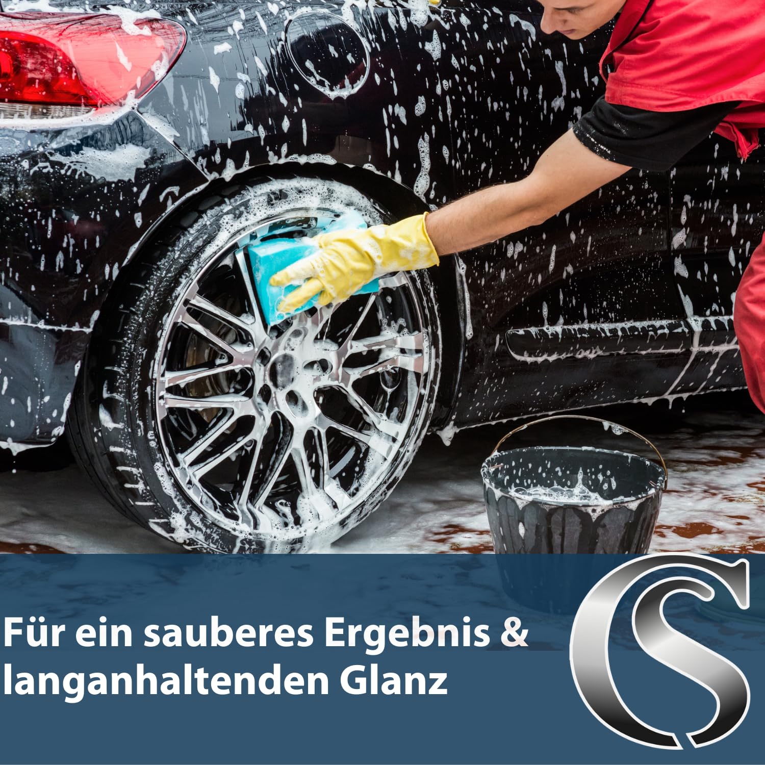 Car Sense Autoshampoo [2500ml] Blueberry, pH-neutral - Effektive Handwäsche für tagelangen Glanz - Autoreiniger, Autowaschmittel, Auto Waschen, Car Wash