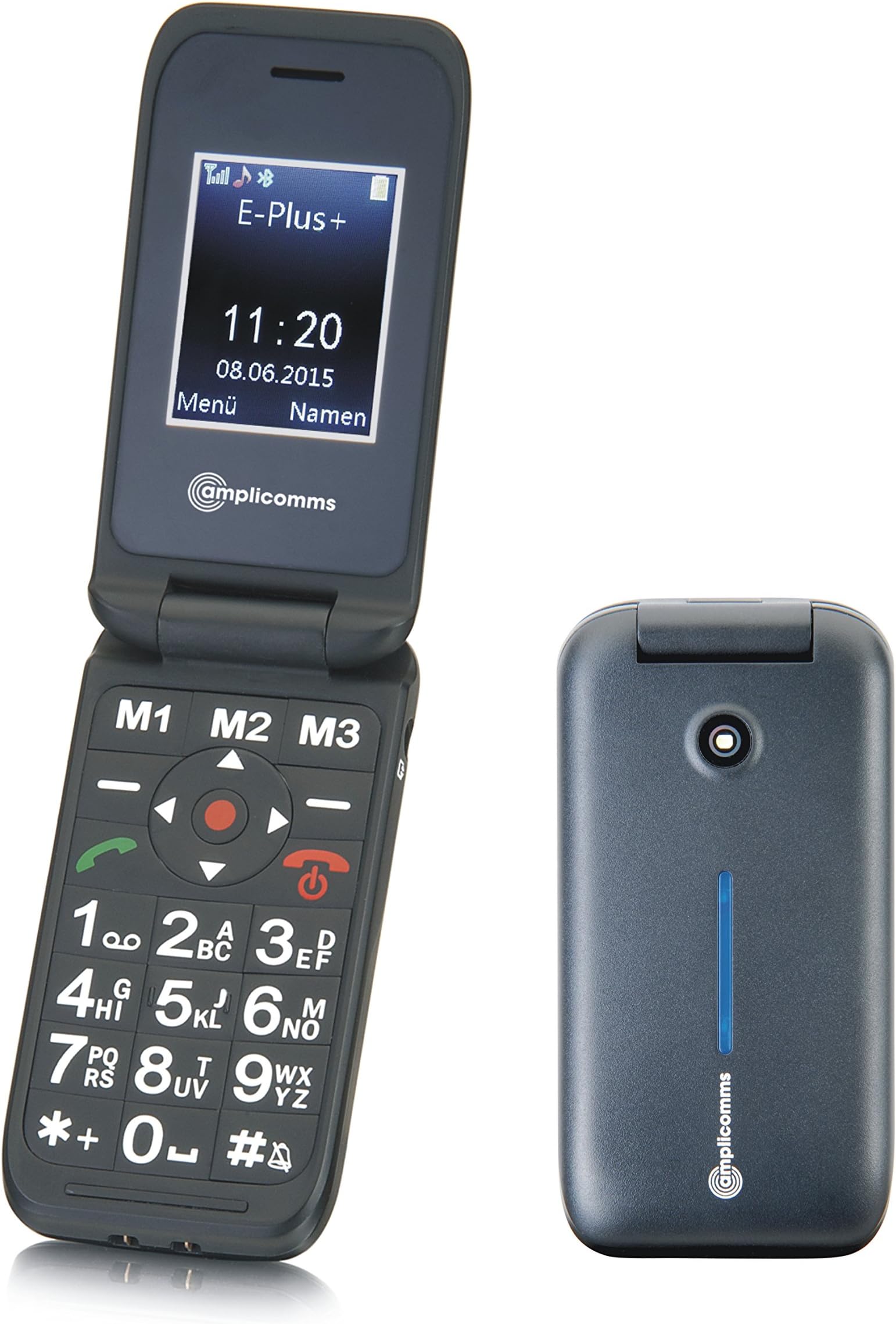 Amplicomms PowerTel M6700 Easy to Use Mobile Phone - Black