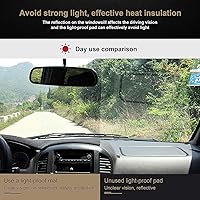 Vista 2 de Funda para salpicadero de automóvil para Mazda CX-3 CX3 2016-2019 LHD, resistente y duradera, antideslumbrante, antirreflejo Lhd (lado negro)