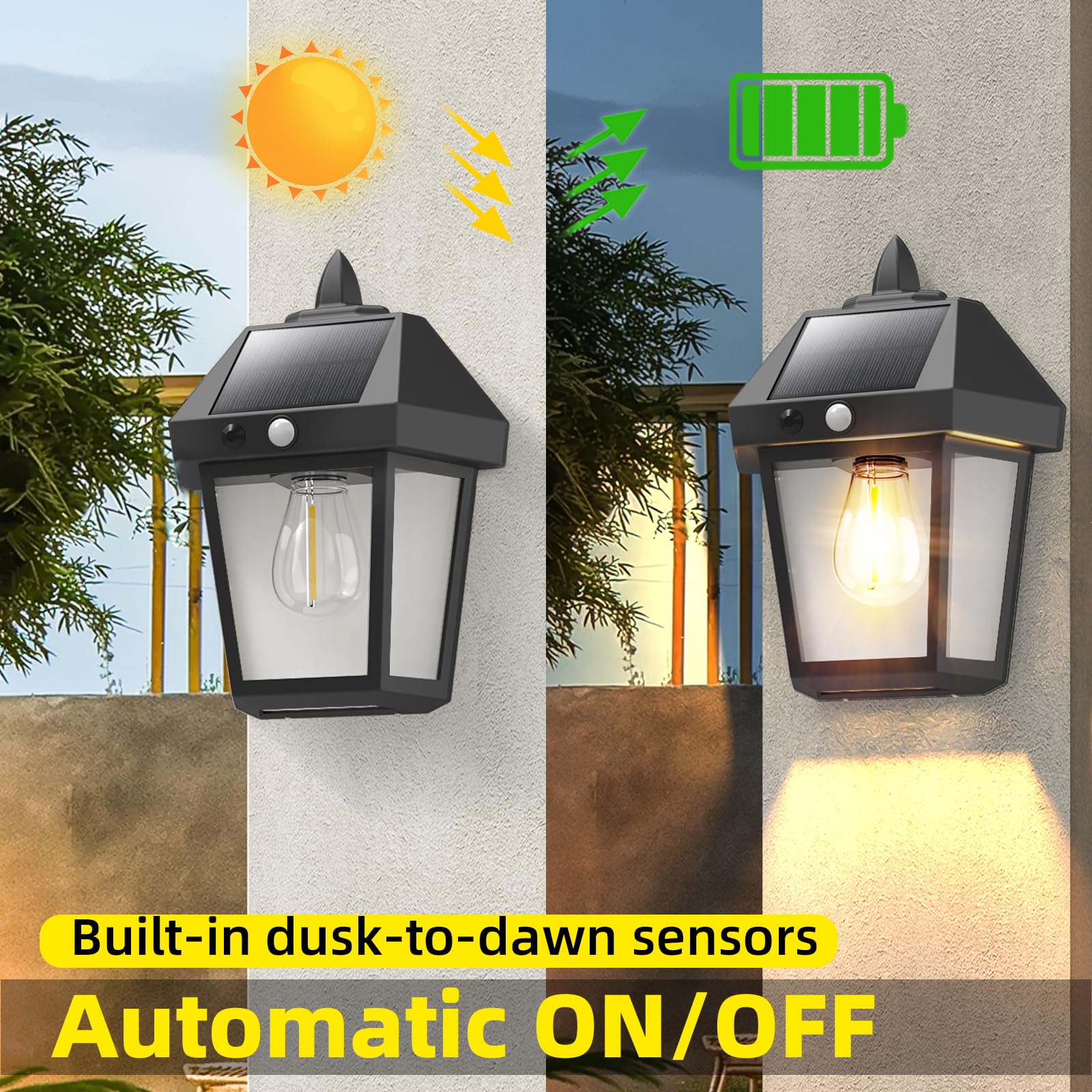 Motion Sensor Solar Lights - Outdoor Security & Illumination -6