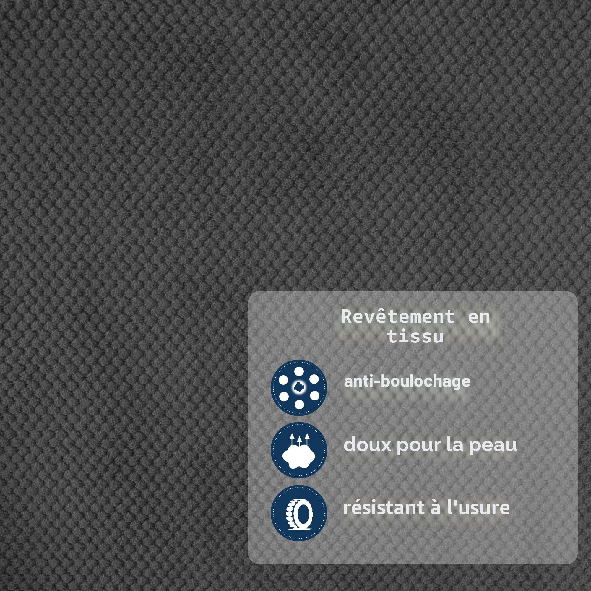 M MCombo Canapé électrique 3 Places avec Fonction Sommeil, canapé Relax 3 Places avec Bouton réglable à 150°, Chaise de cinéma avec Fonction inclinable, USB & Porte-gobelet, 7009 (Gris)
