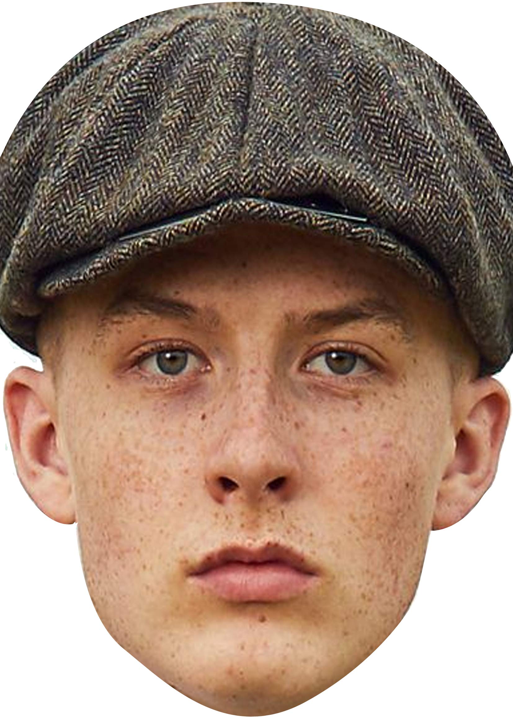 FoxyPrinting Finn Shelby Peaky Blinders Tv Movie Star Celebrity Cardboard Party Face Mask Fancy Dress