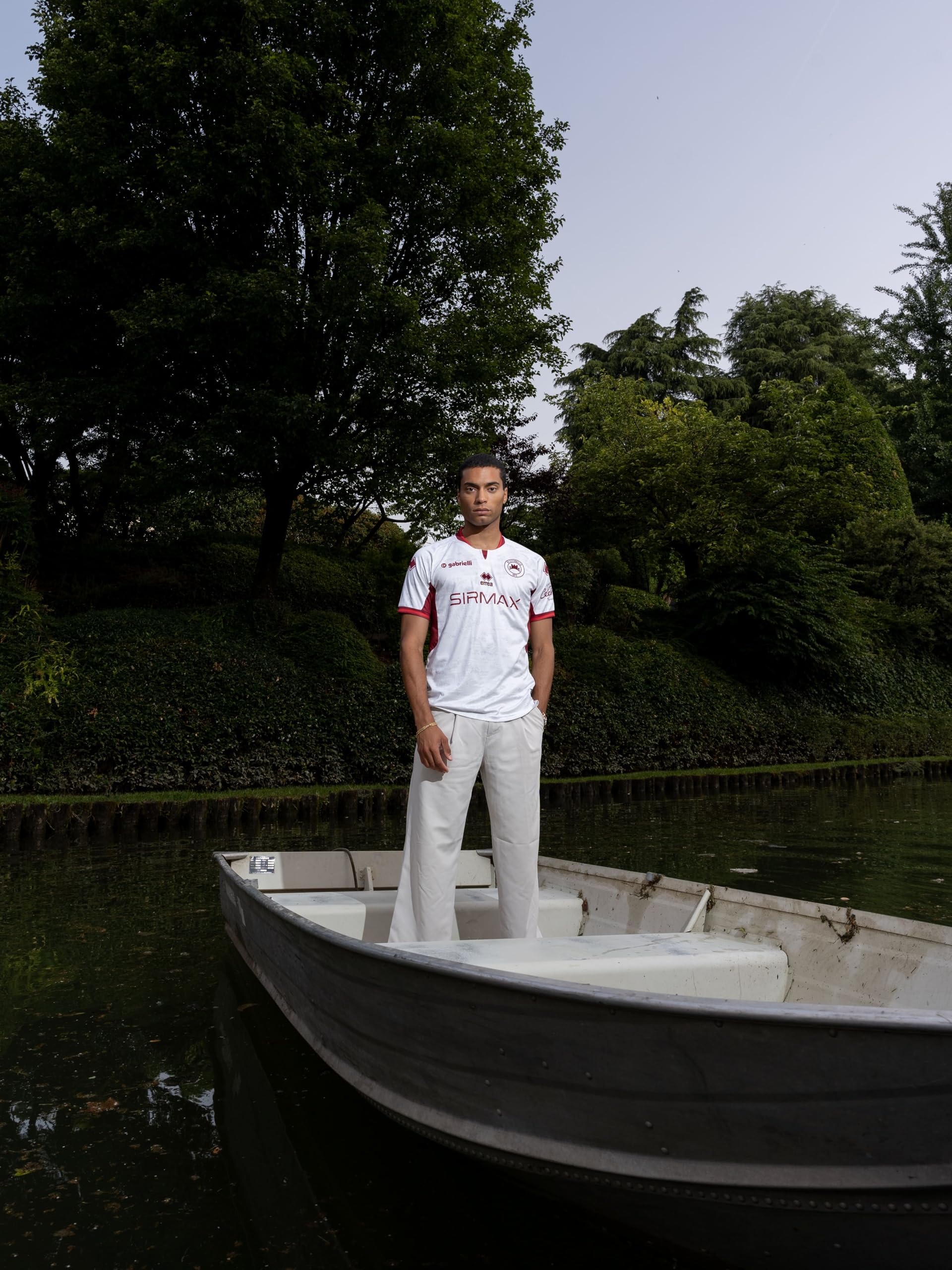 Nuova Maglia Calcio Uomo Away 2024/25, Seconda Maglia Calcio Personalizzabile, Ufficiale Errea Uomo per Cittadella Calcio, Color Bianco