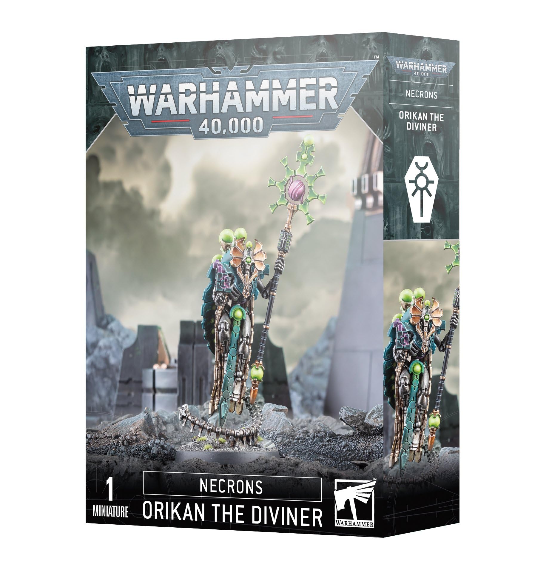 Games Workshop - Warhammer 40,000 - Necrons: Orikan The Diviner, Black