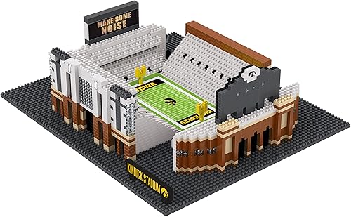 FOCO NCAA Unisex Adulto 3D BRXLZ Puzzle Team Football Stadium