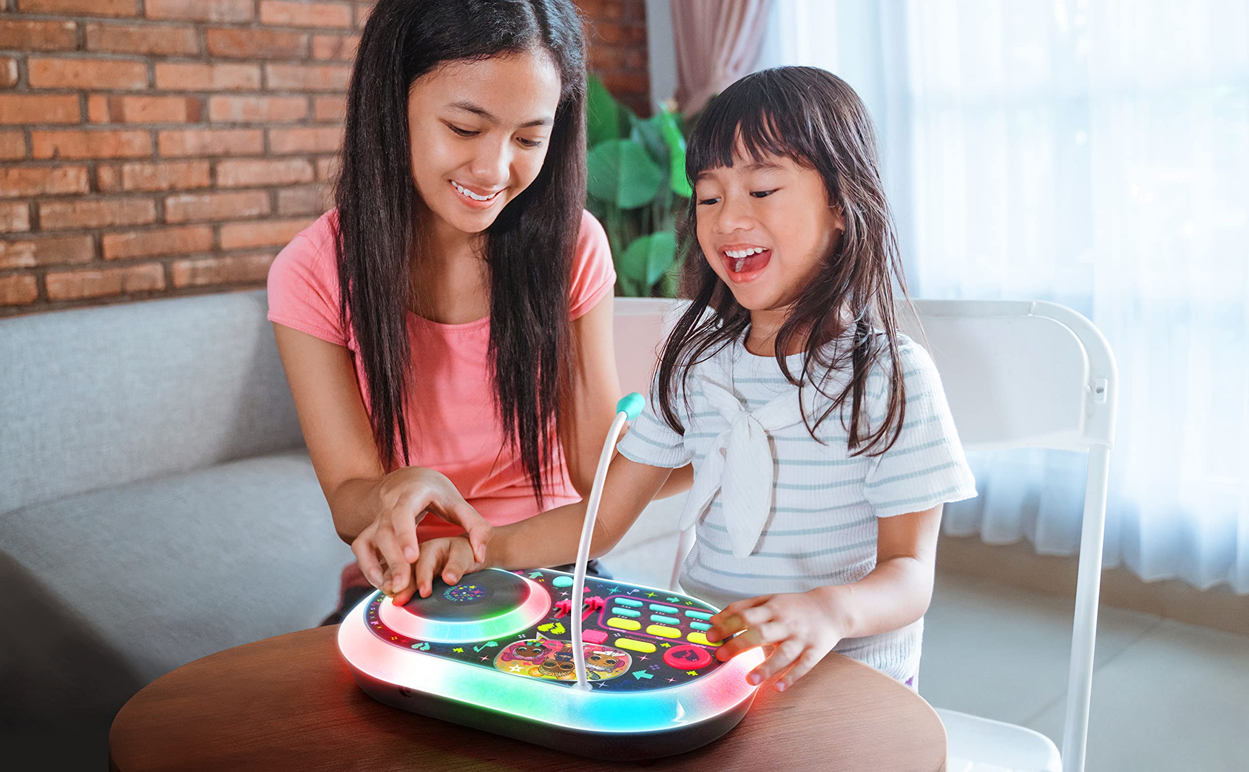eKids LOL Surprise DJ Party Mixer Turntable Toy