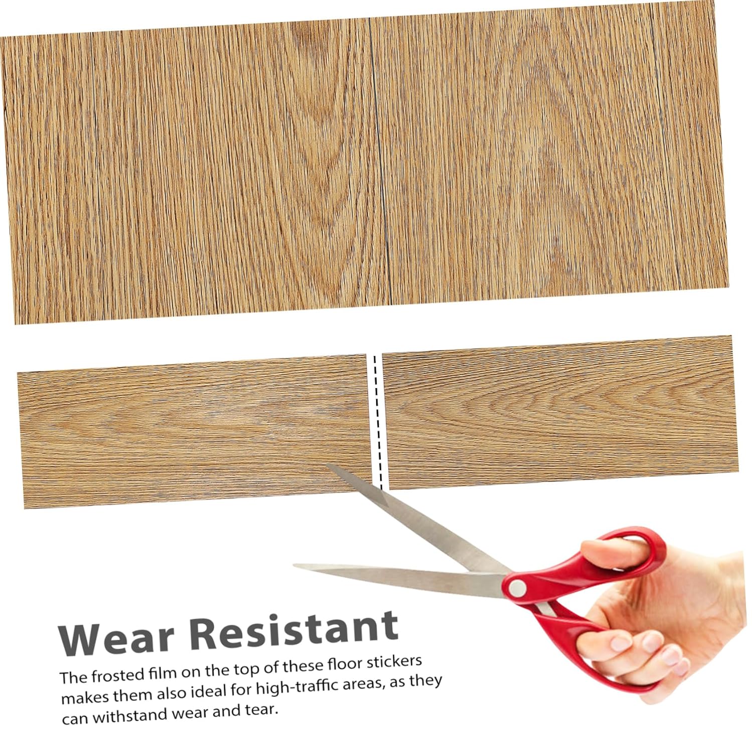 36Pcs Peel and Stick Vinyl Floor Tiles Self Adhesive Wood Grain Floor Stickers for Easy Installation Homes Offices and Shops Durable and Low Maintenance