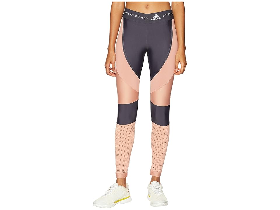 

adidas by Stella McCartney Run Tights CY7309 (Night Steel/Cinnamon Blush) Women's Casual Pants
