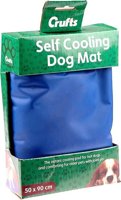 Crufts Pet Accessory Colling Mat | 1 Piece | Blue | 50 cm x 90 cm