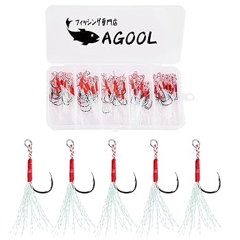 SLJアシストフック 最高峰針　Mサイズ20本Lサイズ30本　合計50本 SLJアシストフック 最高峰針 Mサイズ20本Lサイズ30本 合計50