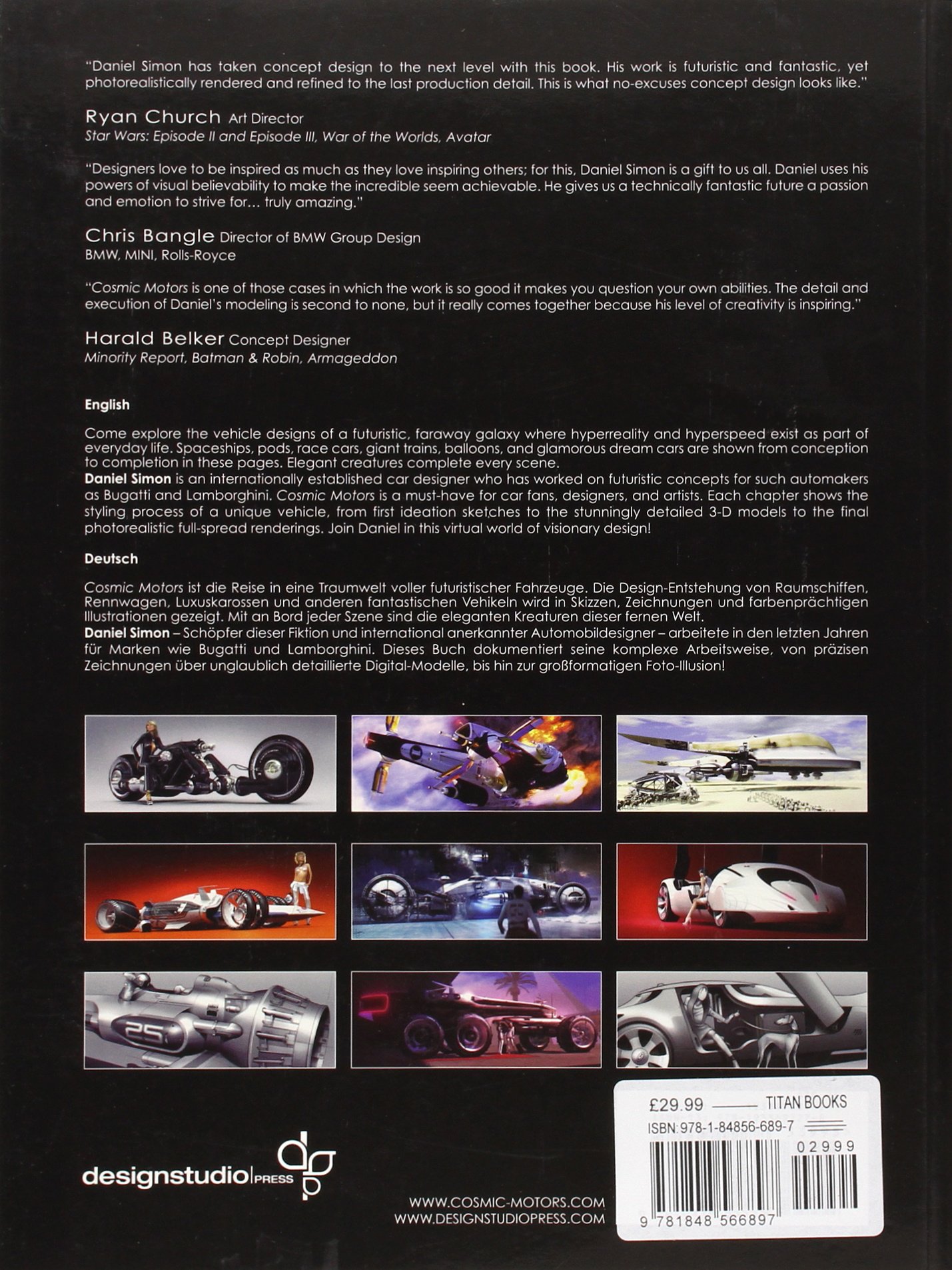 ダニエル・サイモン 作品集「Cosmic Motors」Titan Books Amazon.com: Daniel Simon: books, biography, latest update