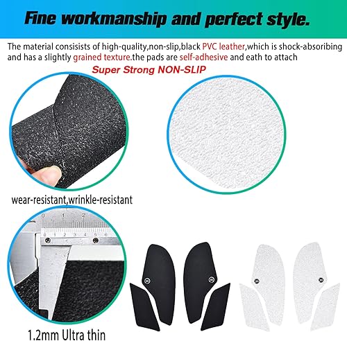 Miniatura 2 de Compatible con S.u.z.u.k.i SV 650 ABS 2017 2018 SV650 SV 650 ABS Tanque Grip Adhesivos Laterales Moto Anti Slip Tank Pad Pegatinas SV 650 Accesorios