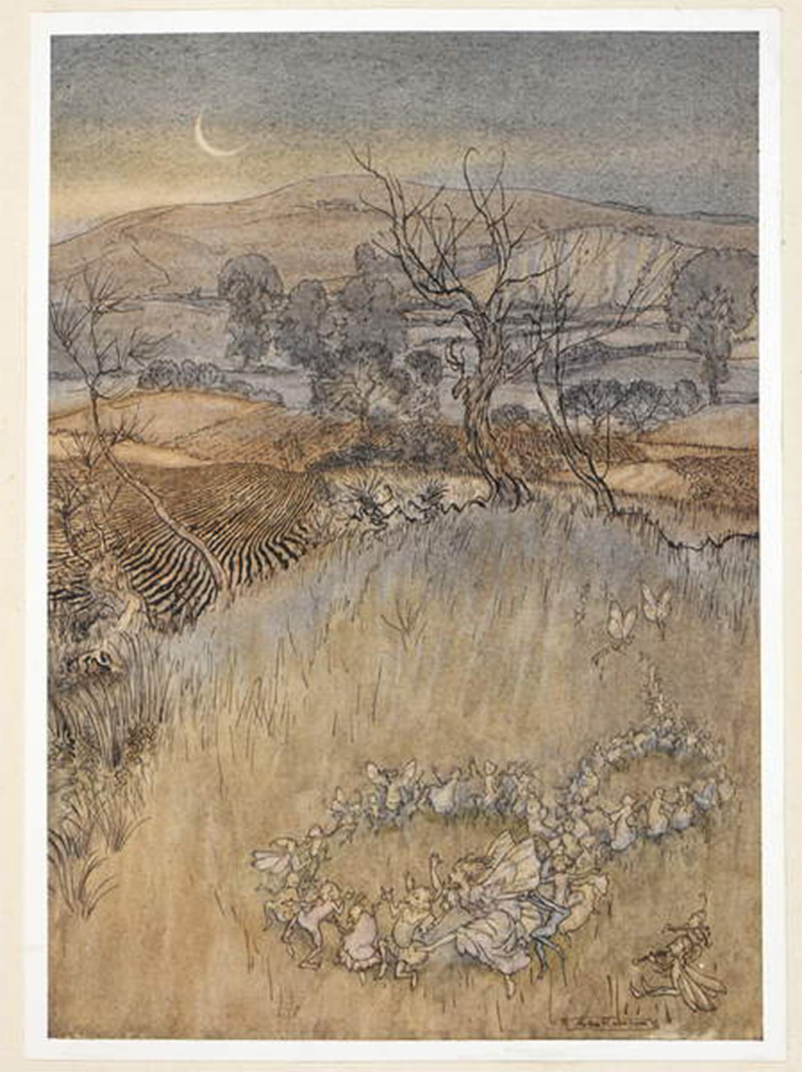 ARTXLXXBN Famous Art Print Poster Vintage Wall Art Meisterdrucke by Arthur Rackham Canvas Art Poster for Home Decor 60x90cm