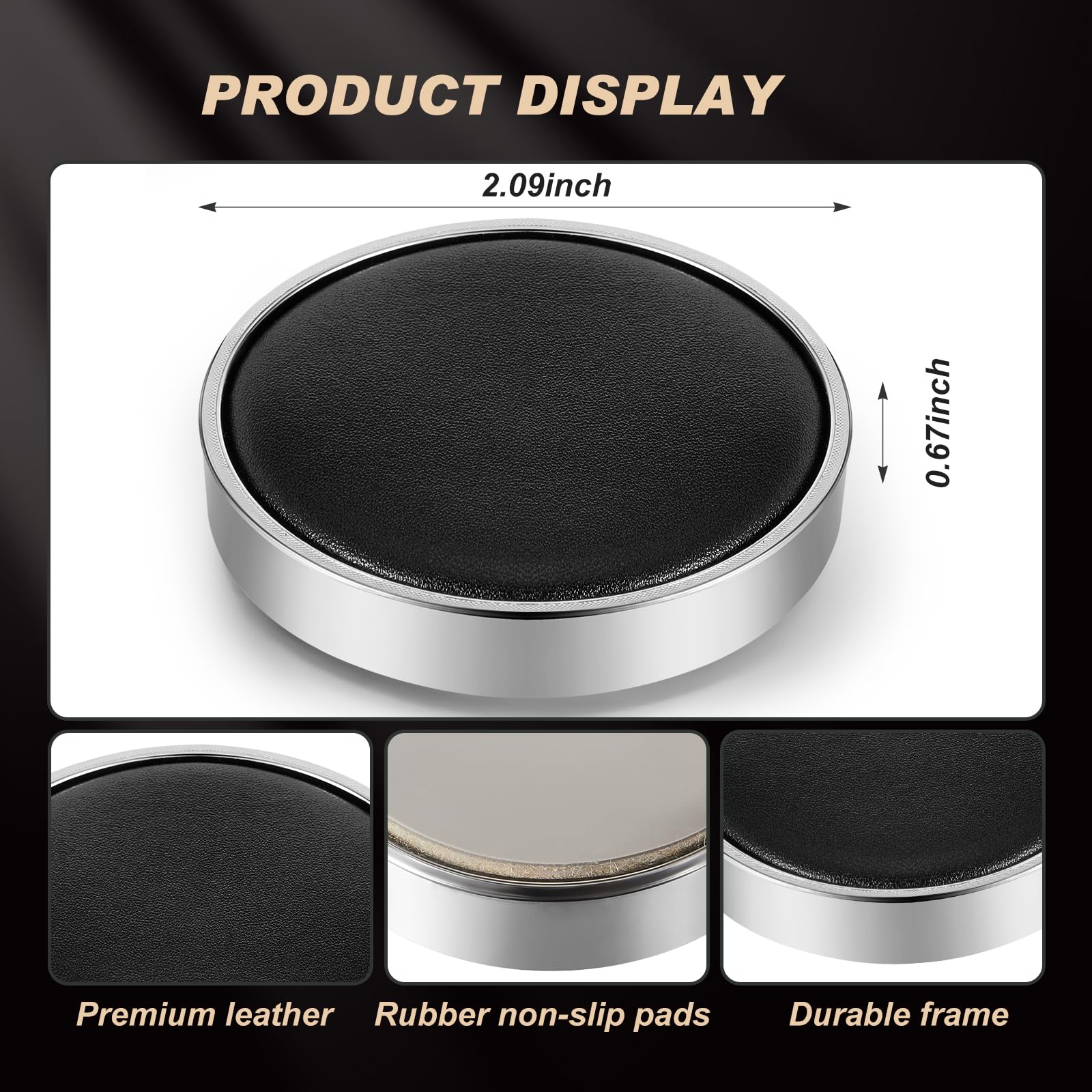 Cinnvoice 2 Pcs Watch Cushion Watch Casing Cushion Movement Pad Holder Leather Pad Holder Protector Making Tool Kit for Movement Changing Battery Repair Kit Tool