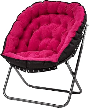 DormCo Papasan Moon Chair - Pink