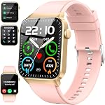 Smart Watch for Women Men, 1.91" HD Screen Smartwatch Bluetooth Answer/Make Call, 110+ Sports Tracker Watches Heart Rate/Sleep Monitor/Pedometer/Calories, IP68 Waterproof Fitness Watch for Android iOS