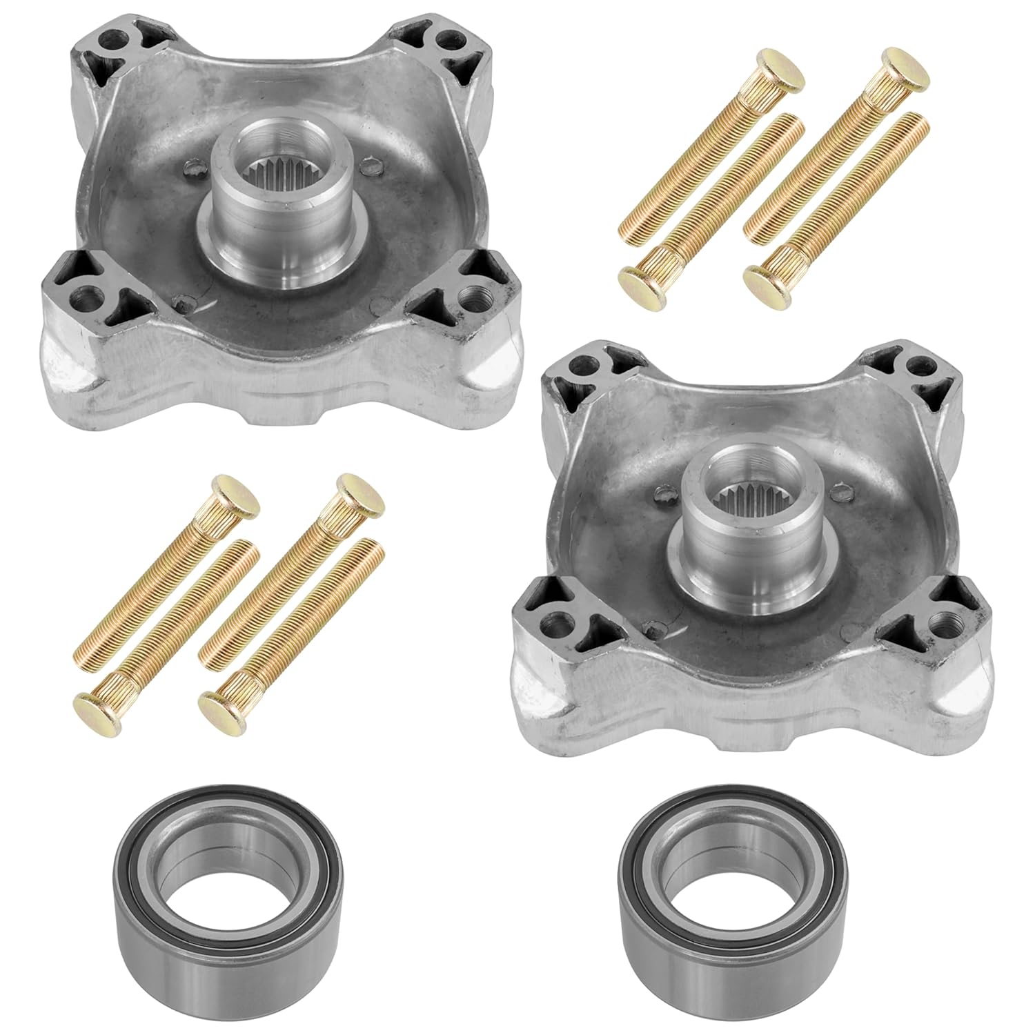 Caltric Wheel Hub Compatible with Polaris Ranger 800 EFI 2008-2010 / Ranger S 800 EFI 2009-2010 / RZR 570 EFI 2012-2013 / RZR 800 EFI 2008-2012 / RZR S 800 EFI 2009-2012/5137219 2204717