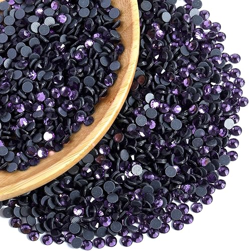 Vista 73 de 6000 diamantes de imitación termoadhesivos a granel, diamantes de imitación azules para ropa de manualidades, cristales termoadhesivos