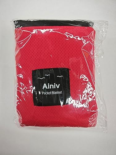 Miniatura 8 de Ainiv Manta de pícnic, mini tapete de playa con bolsillo de 43.3 x 55.1 pulgadas (2-3 personas) plegable, ligera, impermeable, sin arena, plegable