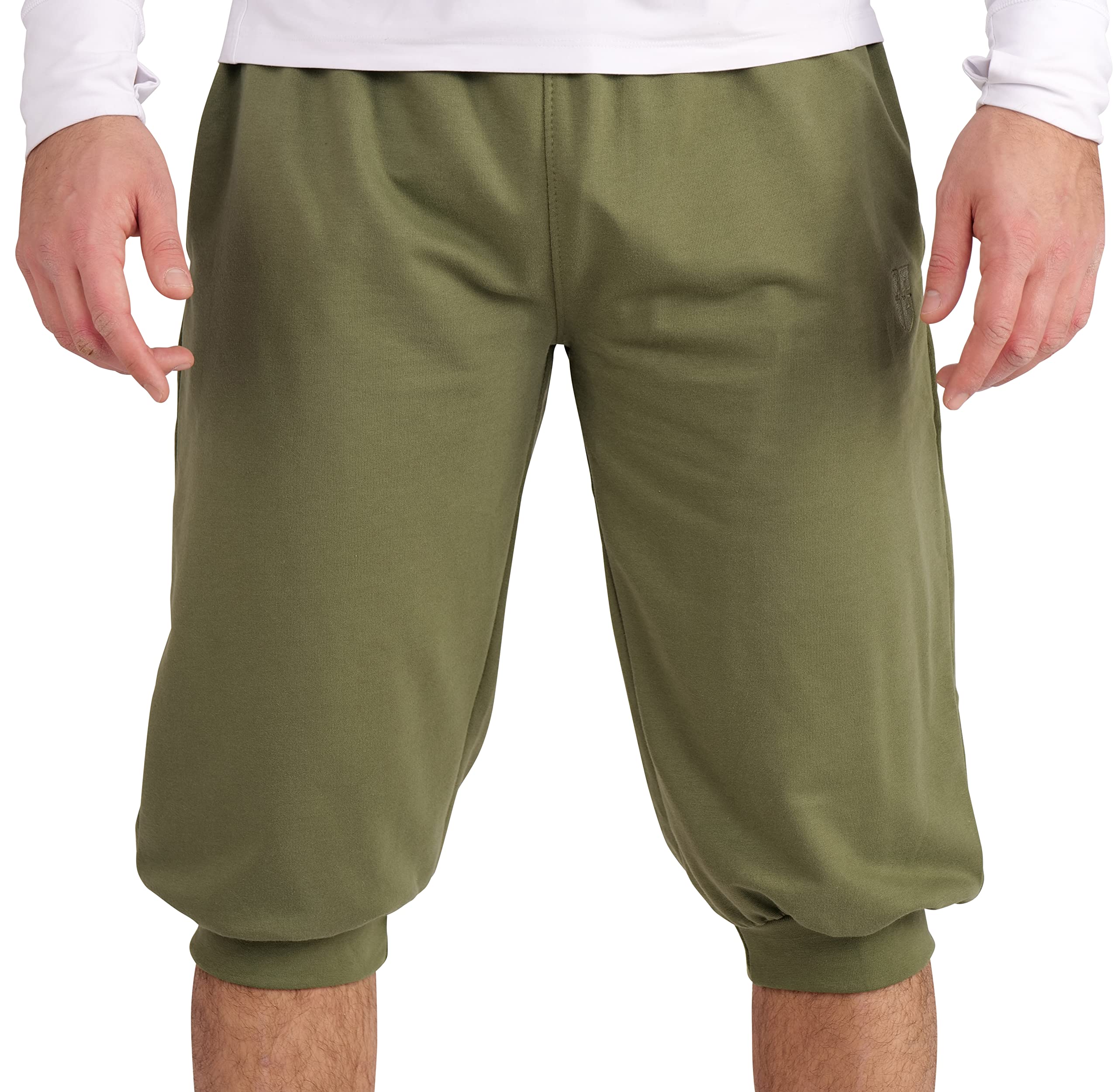 Gennadi Hoppe Men's ¾ Jogging Bottoms, Training Trousers, Bermuda Shorts, Capri Trousers