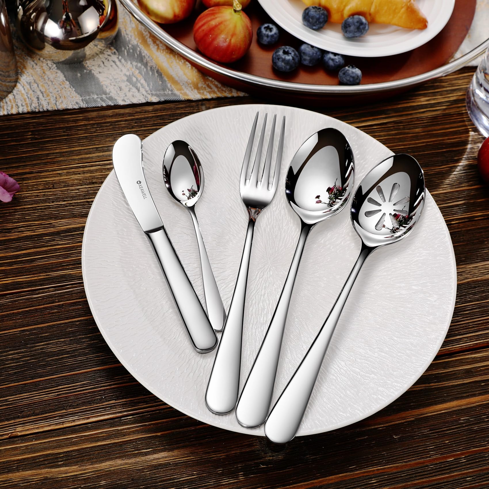 ZDWQFA 6 Pack Demitasse Espresso Spoons, 4.7 Stainless Steel Mini Coffee Spoons