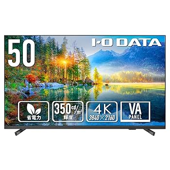 Amazon.co.jp: IODATA モニター 50インチ 4K UHD VAパネル 広