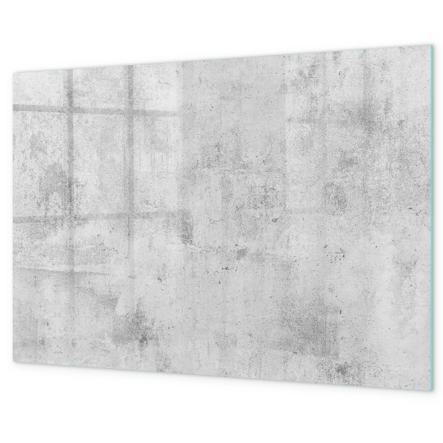 Lavagna in vetro per scrivere 90x60 cm | Muro in cemento