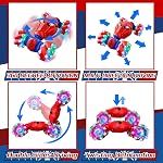 S-pider Rc Gesture Sensing Stunt Car Toys for Boys 3-14 Years Old, Drift Hand Control Remote Control Cars with Light & Music, 360°Rotation Double Side Cars Birthday Gifts for Kid Age 4 5 6 7 8 9 10 11