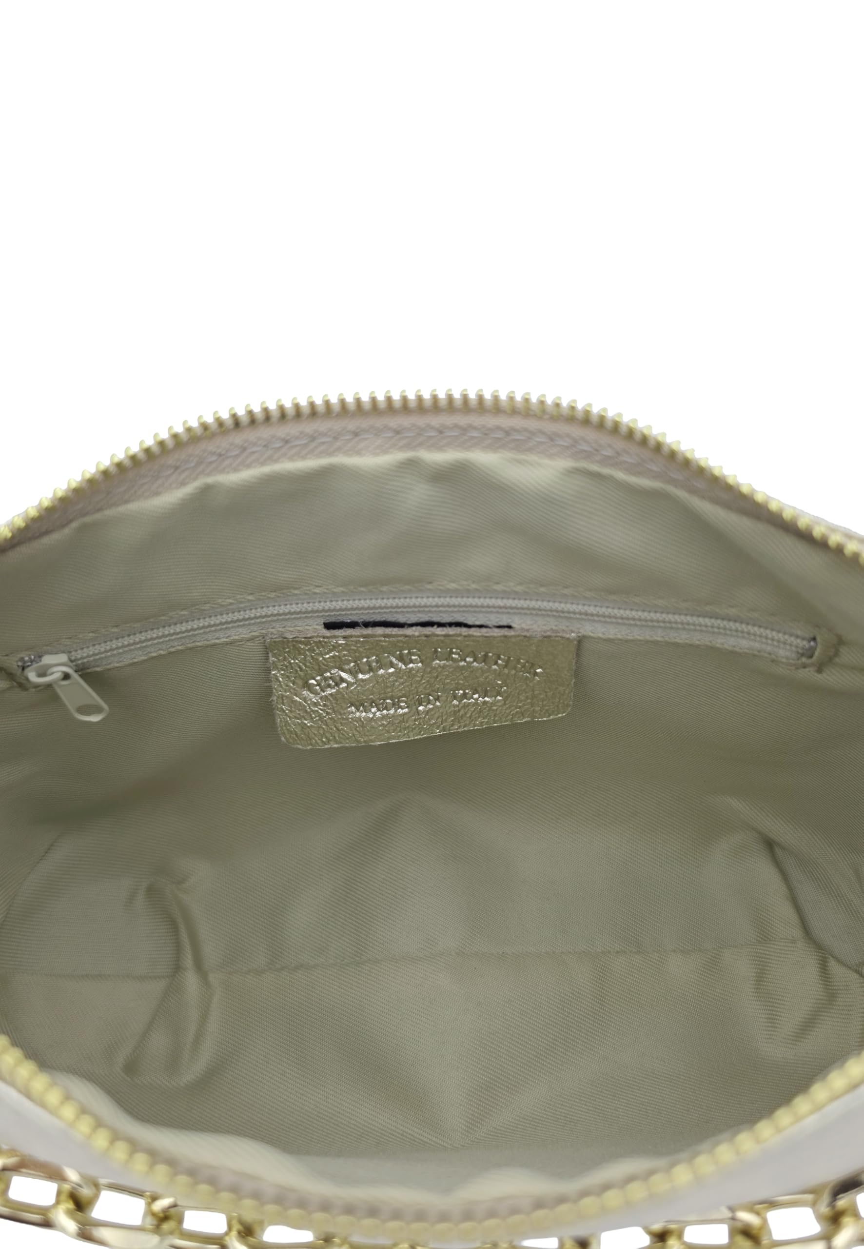 Chicca Borse Pochette Borsetta Donna in Pelle Italiana Clutch Tracollina