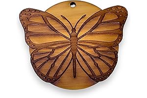 Festive touch of nature - Monarch Butterfly Christmas Ornament