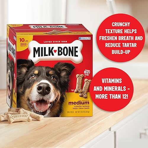 Miniatura 38 de Milk-Bone Original Dog Treats Galletas para perros grandes, 10 libras