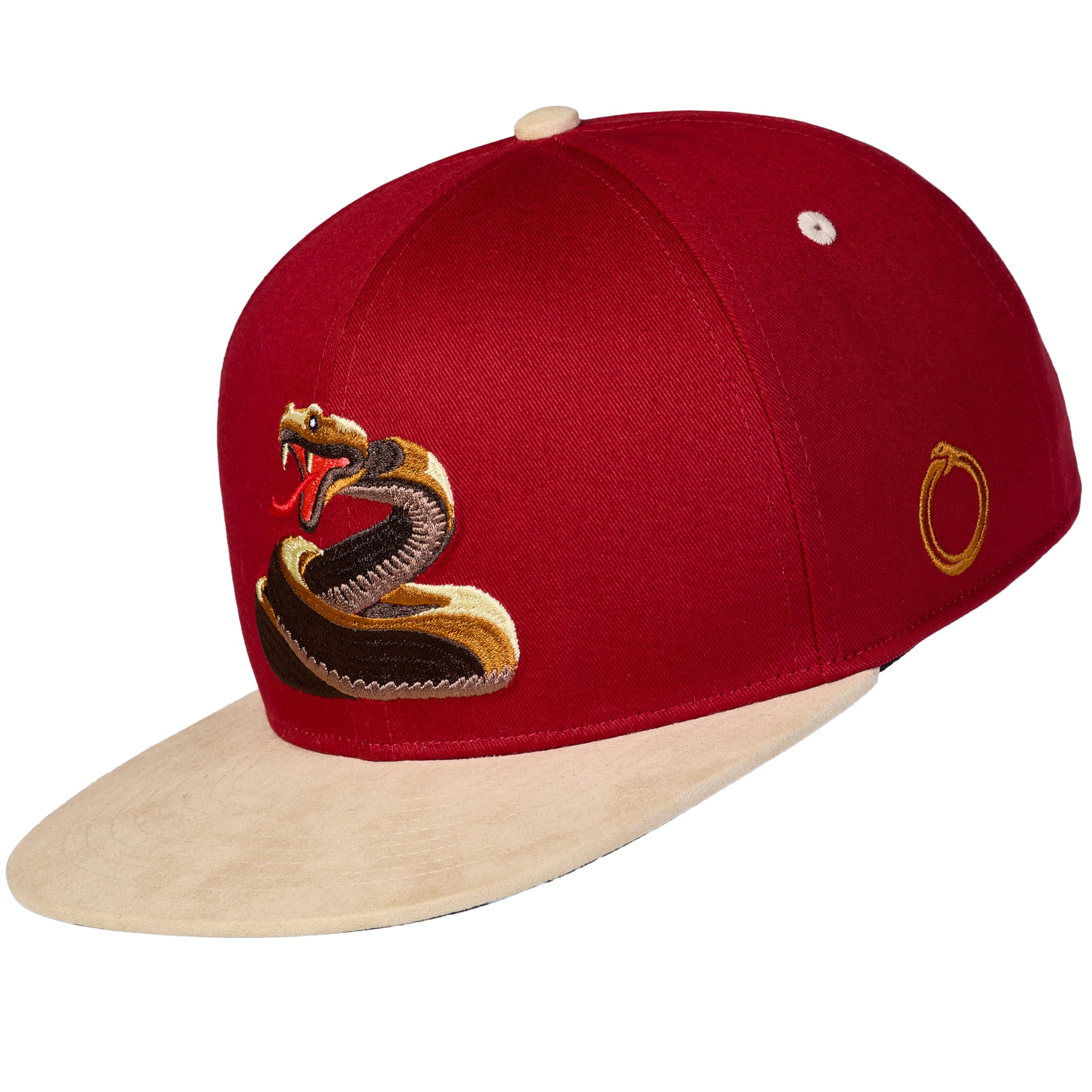 Cadency Gorra de béisbol para Hombre, Gorra de béisbol de Serpiente, Visera Recta, 100% algodón, Duradera, Mujer, Unisex, Color Rojo óxido, tamaño Ajustable