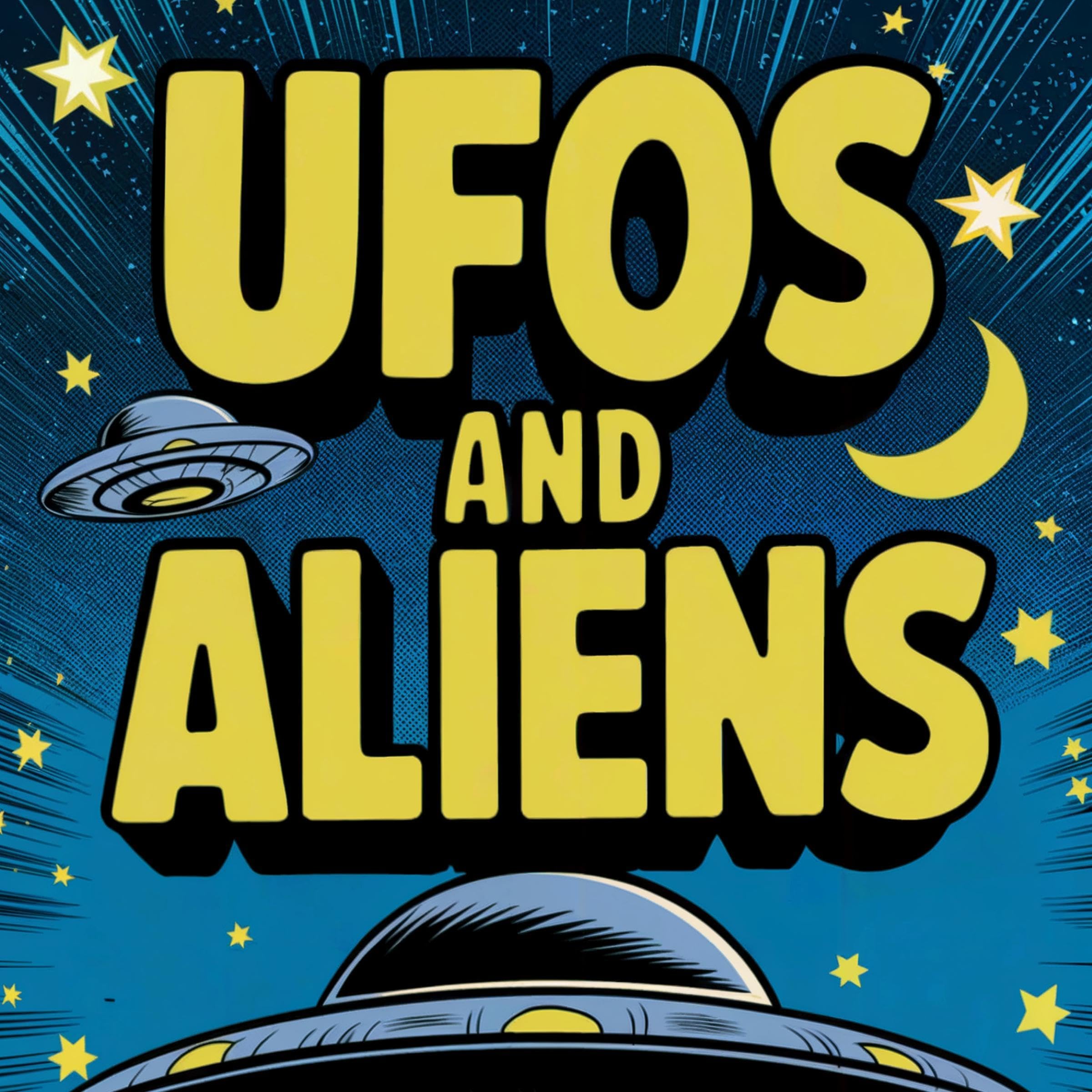 Cover art for UFOs and Aliens