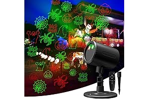 Halloween Light Projector Outdoor with Dynamic Horror Patterns