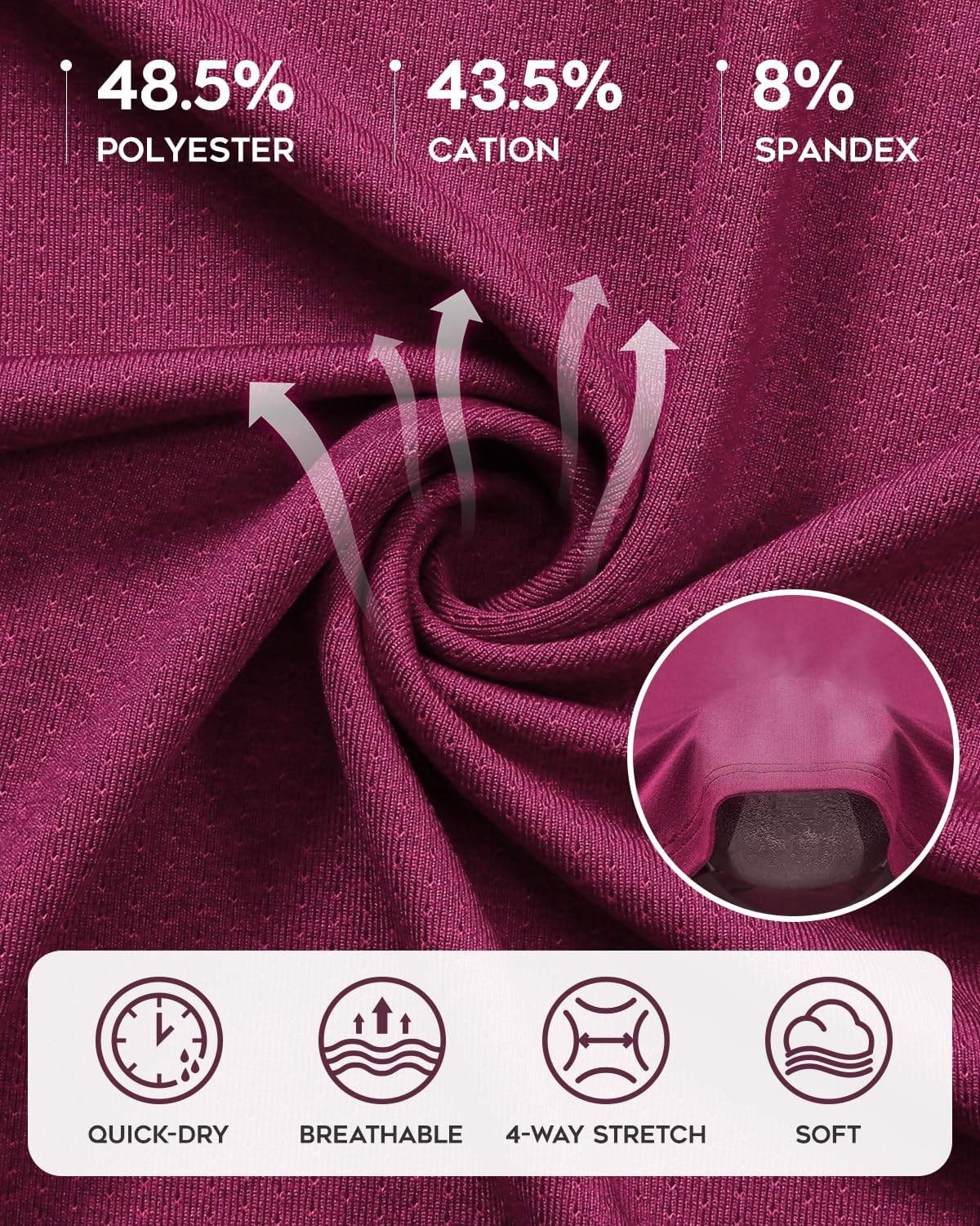 Xelky Women's Hoodie Long Sleeve Sun Shirts Lightweight UV Protection Hooded Shirt Athletic Hoodie with Thumb Hole - Image 7