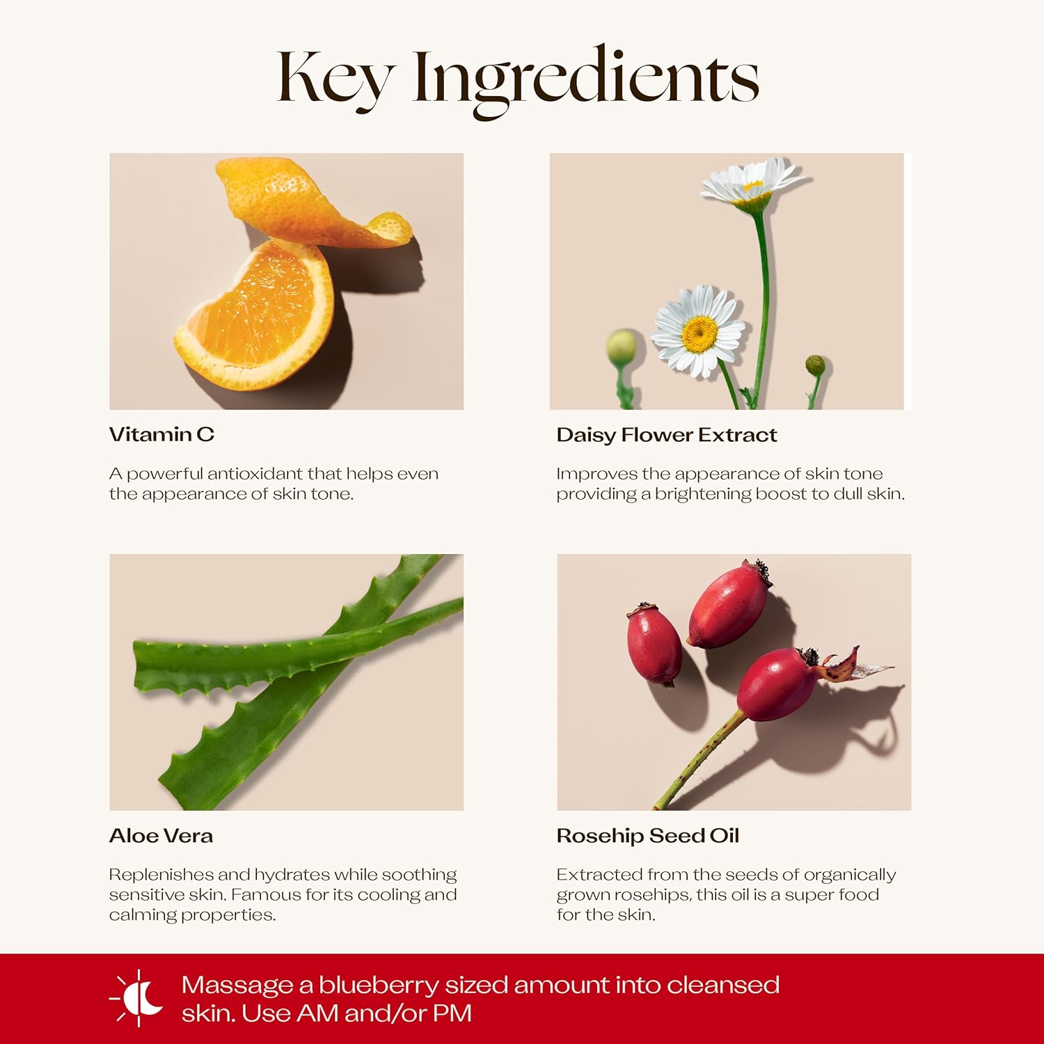 Trilogy Vitamin C Moisturising Lotion, Evens Tone & Reduces Fine Lines With Daisy Extract & Rosehip Seed Oil, 1.69 fl oz - Image 5